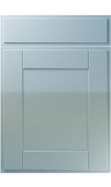 unique new england high gloss blue sparkle kitchen door