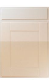 unique new england high gloss sand beige kitchen door