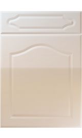 unique new sudbury high gloss cashmere kitchen door