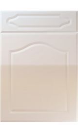 unique new sudbury high gloss cream kitchen door
