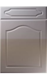 unique new sudbury high gloss dust grey kitchen door