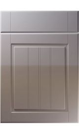 unique nova high gloss dust grey kitchen door