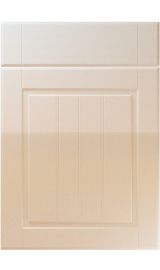 unique nova high gloss sand beige kitchen door