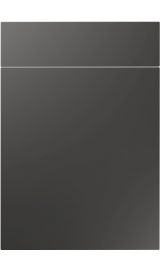 unique vienna super matt graphite kitchen door