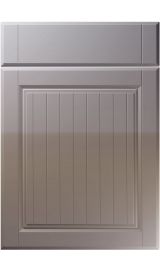 unique willingdale high gloss dust grey kitchen door