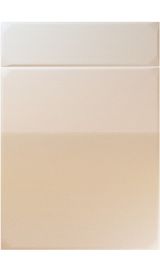 unique winwick high gloss sand beige kitchen door