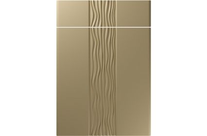 Unique Sahara Super Matt Reed Green kitchen door