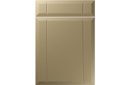 Unique Twinline Super Matt Reed Green kitchen door