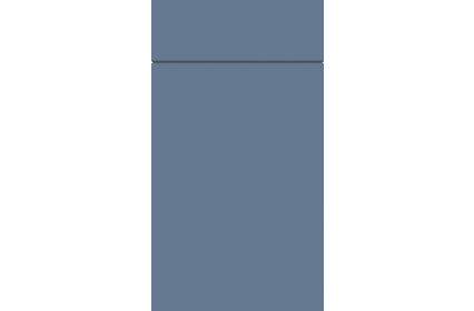 Gravity Matt Smoke Blue kitchen door