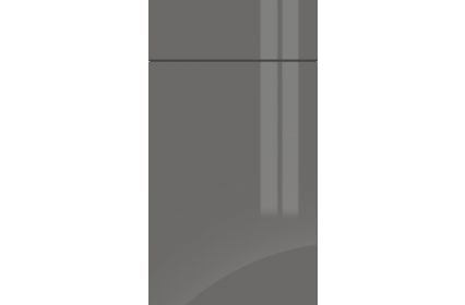 Gravity Ultragloss Onyx Grey kitchen door