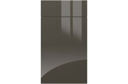 Gravity Ultragloss Dark Grey kitchen door