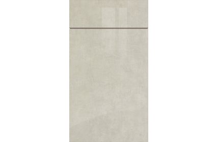 Zurfiz Ultragloss Limestone kitchen door