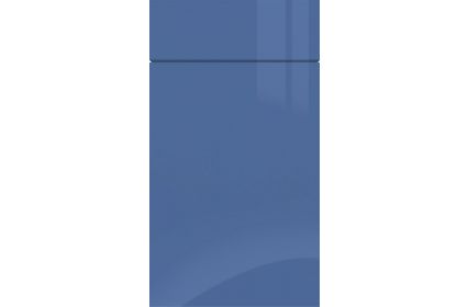 Zurfiz Ultragloss Baltic Blue kitchen door