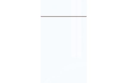 Zurfiz Ultragloss Glacier White kitchen door