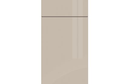 Zurfiz Ultragloss Stone Grey kitchen door