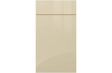 Gravity Ultragloss Cashmere kitchen door