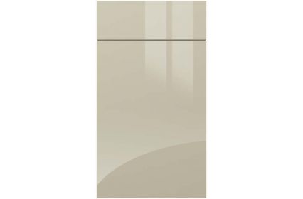 Gravity Ultragloss Light Grey kitchen door