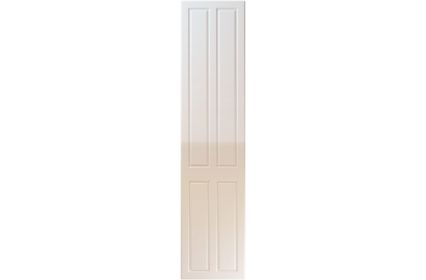 Unique Benwick High Gloss Cream bedroom door