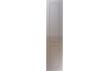 Unique Henlow High Gloss Dust Grey bedroom door