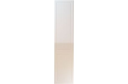 Unique Willingdale High Gloss Cream bedroom door
