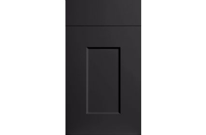 Bella Cambridge Matt Black kitchen door