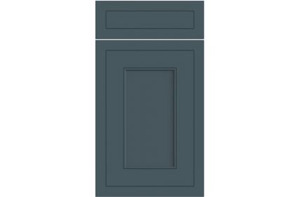 Bella Helmsley Matt Colonial Blue kitchen door