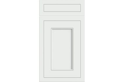 Bella Helmsley Satin White kitchen door