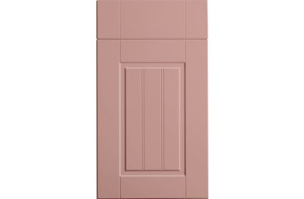 Bella Newport Matt Blush Pink kitchen door