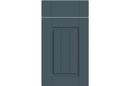 Bella Newport Matt Colonial Blue kitchen door