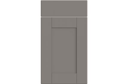 Bella Shaker Supermatt Dust Grey kitchen door