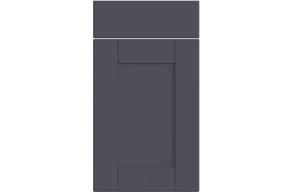 Bella Shaker Supermatt Indigo Blue kitchen door