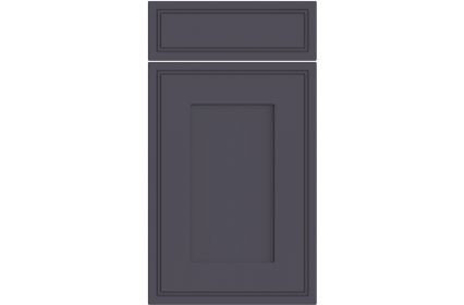 Bella Tullymore Supermatt Indigo Blue kitchen door