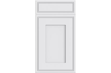 Bella Tullymore Supermatt White kitchen door