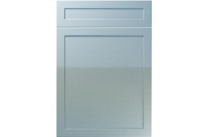 Unique Balmoral High Gloss Blue Sparkle kitchen door