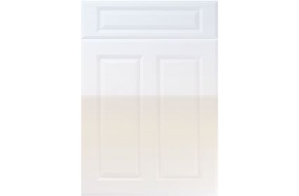 Unique Benwick High Gloss White kitchen door