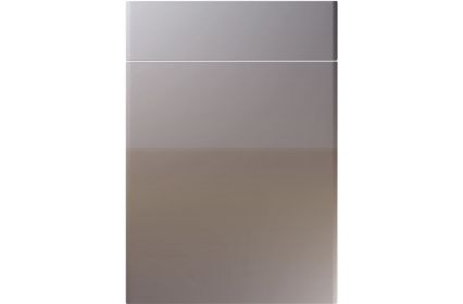 Unique Brecon High Gloss Dust Grey kitchen door