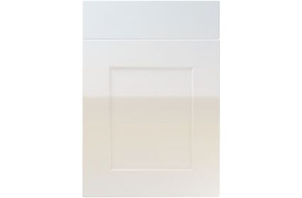 Unique Caraway High Gloss Grey kitchen door