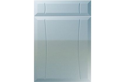 Unique Chardonnay High Gloss Blue Sparkle kitchen door