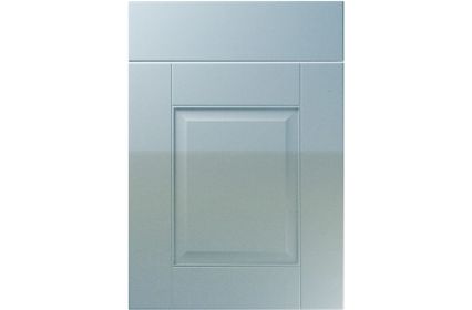 Unique Coniston High Gloss Blue Sparkle kitchen door