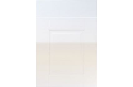 Unique Coniston High Gloss White kitchen door
