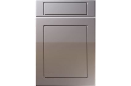 Unique Esquire High Gloss Dust Grey kitchen door