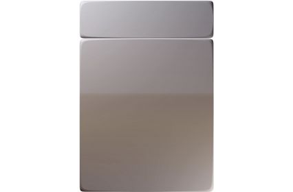 Unique Genoa High Gloss Dust Grey kitchen door