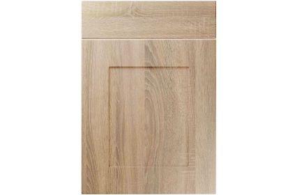 Unique Johnson Sonoma Oak kitchen door