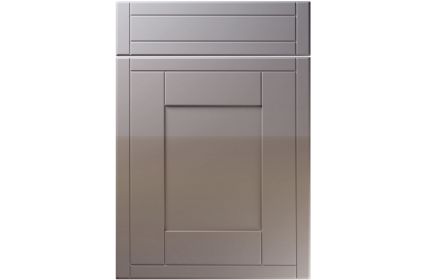 Unique Keswick High Gloss Dust Grey kitchen door