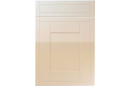 Unique Keswick High Gloss Mussel kitchen door