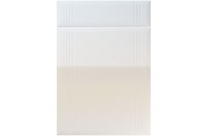 Unique Linea High Gloss Grey kitchen door