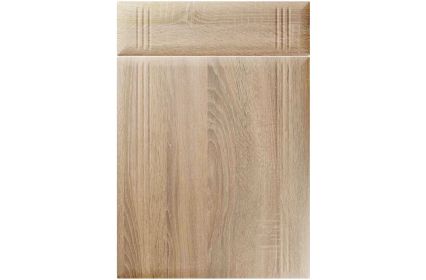 Unique Linea Sonoma Oak kitchen door