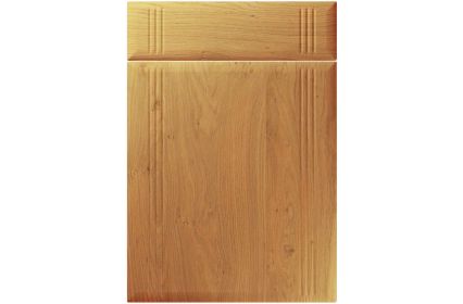 Unique Linea Winchester Oak kitchen door