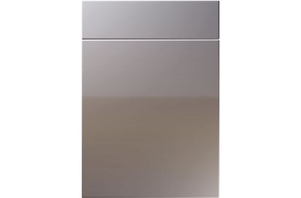 Unique Manhattan High Gloss Dust Grey kitchen door