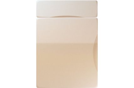 Unique Metropole High Gloss Sand Beige kitchen door